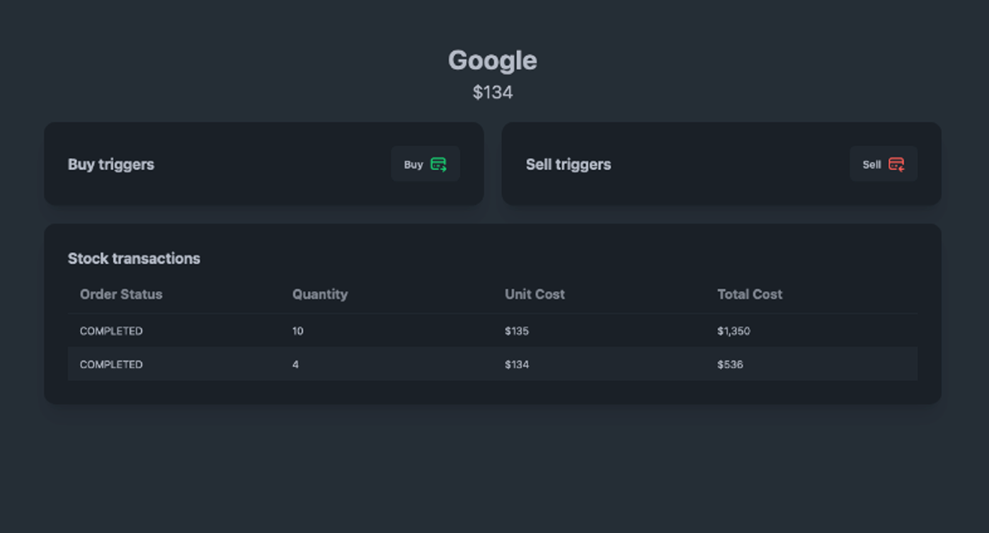 Stock Trading Platform